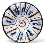 Assiette a decor informel ceramic plate Pablo Picasso