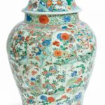 Chinese Famille Verte Kangxi Vase