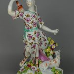 Derby porcelain figure of Artemis / Diana