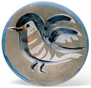 Oiseau Picasso Plate