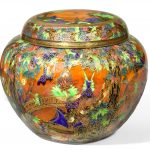 Wedgwood Fairyland Lustre Fairy Slide Malfrey covered pot