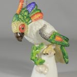 Nymphenburg figure of a cockatoo