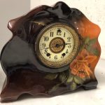 Louwelsa Weller Arts and Crafts Pottery Mantel Clock