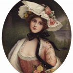 A BERLIN (K.P.M.) PORCELAIN OVAL PORTRAIT PLAQUE LATE 19TH CENTURY