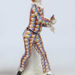 19th c. German Nymphenburg Harlequin figure