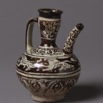 13th century Iranian ewer of earthenware