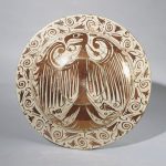 Serving dish bearing the coat of arms of the Gondi family of Florence