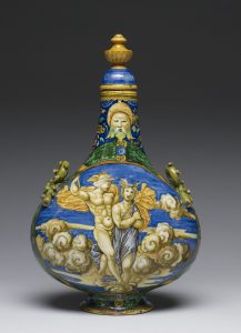 "Pilgrim Flask" with Mercury and Psyche
