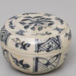 Covered box, porcelain, Vietnam Made in Vietnam, 1300-1600.