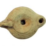 Romano British pottery lamp AD 43 to circa AD 410