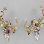 Pair of wall lights ca. 1765–68 Royal Porcelain Manufactory, Berlin